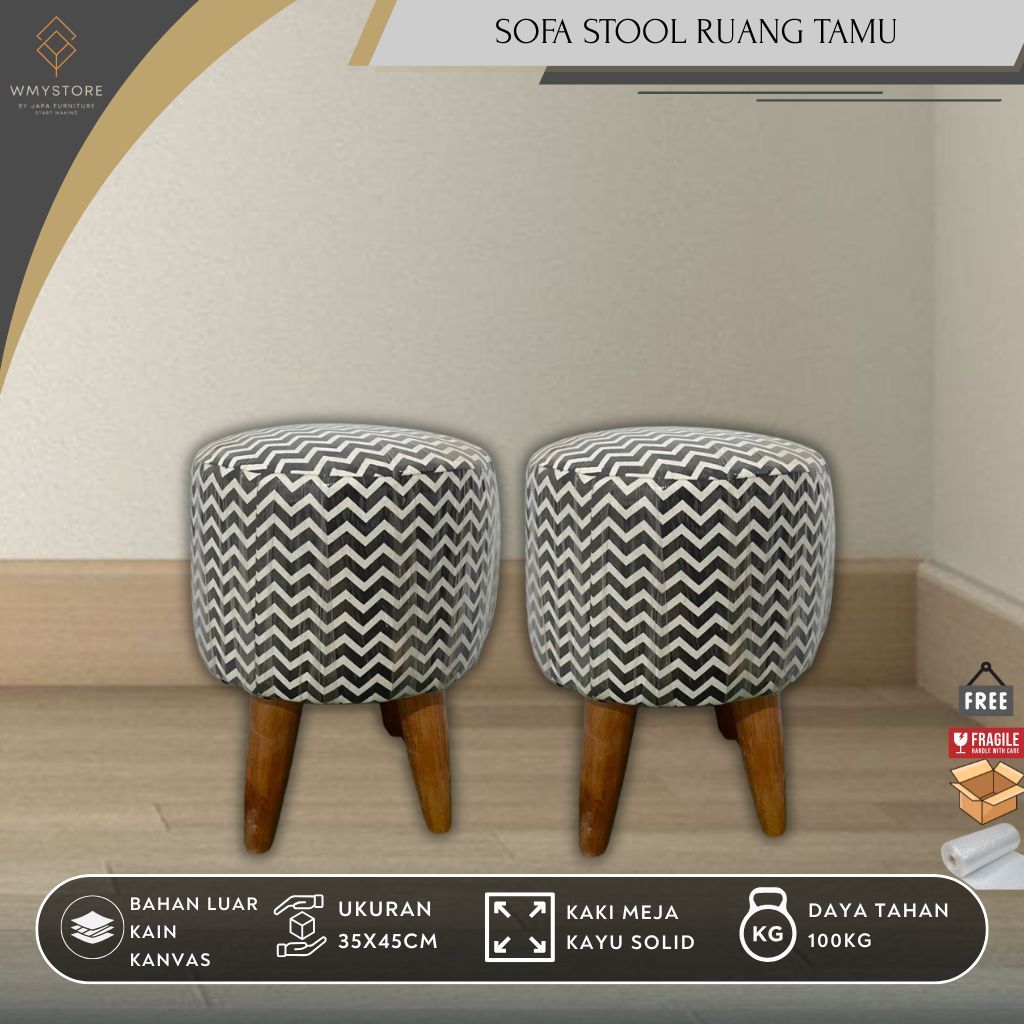 (INSTANT) STOOL CHAIR / ROUND CHAIR / PATIO CHAIR / GUEST CHAIR / AESTHETIC CHAIR