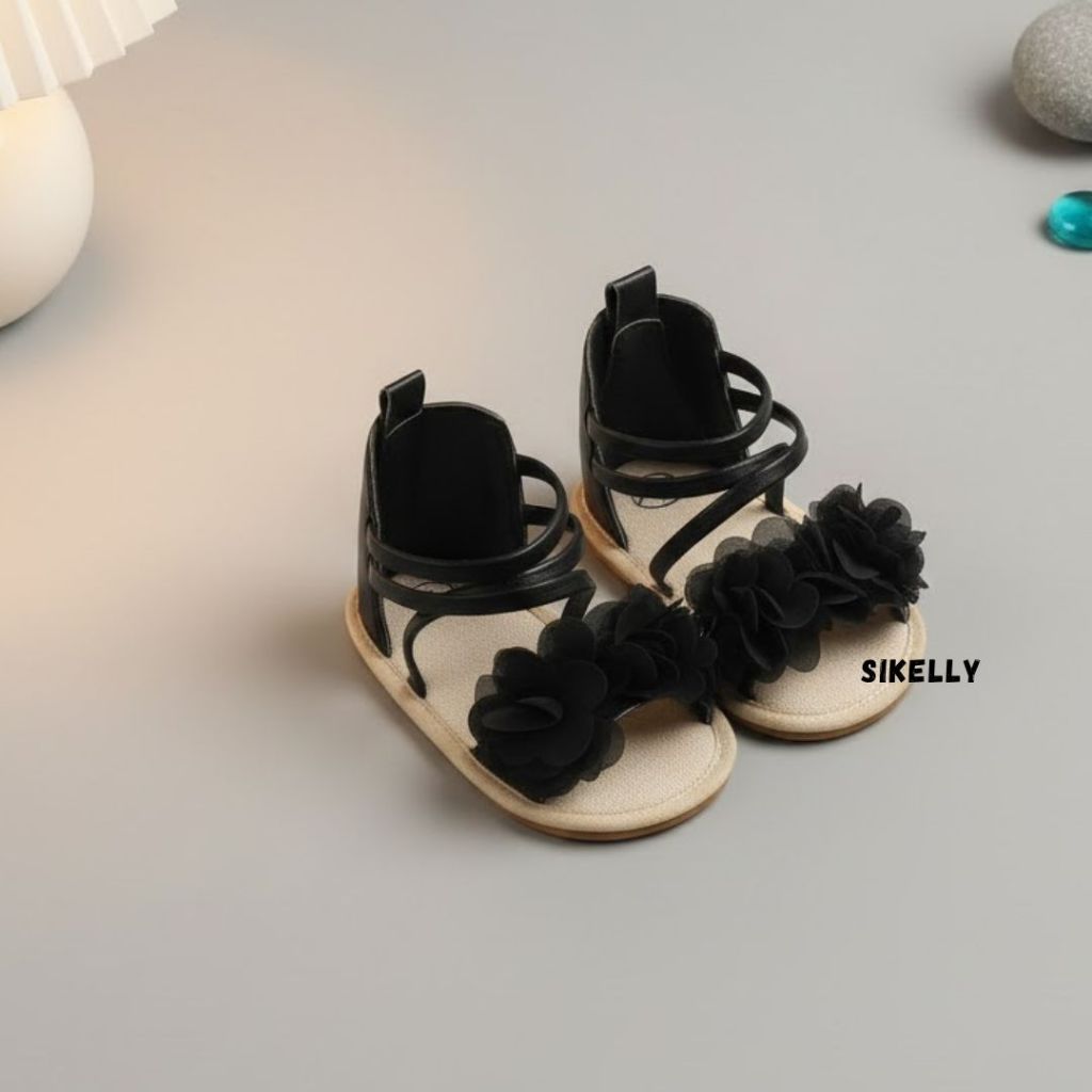 SELLY VINNY RUFFLE prewalker รองเท้าสําหรับทารกและเด็กผู้หญิง