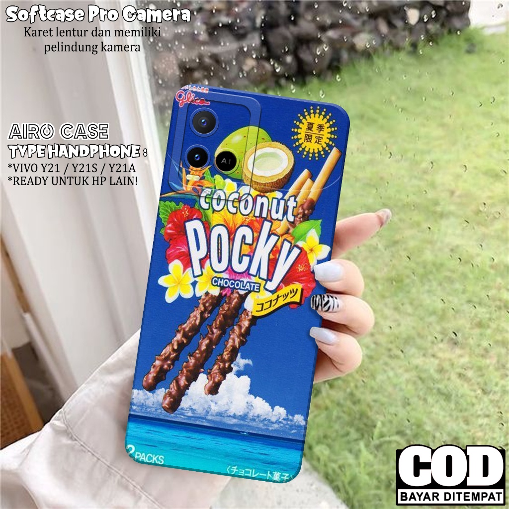 เคส HP Vivo Y21 / Y21S / Y21T / Y21A / Y33S / Y33T - เคส Tpu Softcase ล่าสุด - เคสอาหาร - Vivo Y21S 