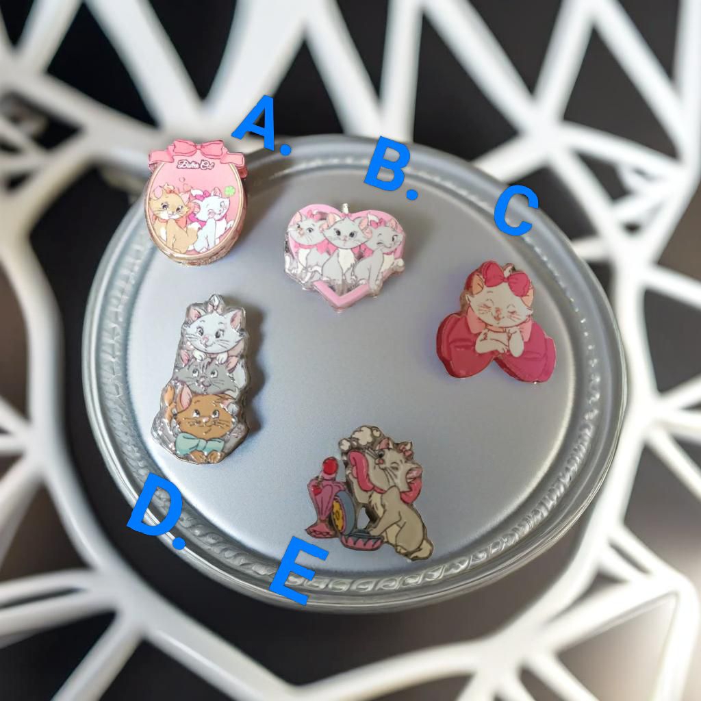 Marie Cat motif ลูกปัดอะคริลิครูโปร่งแสง||ลูกปัดอะคริลิค Marie Cat motif