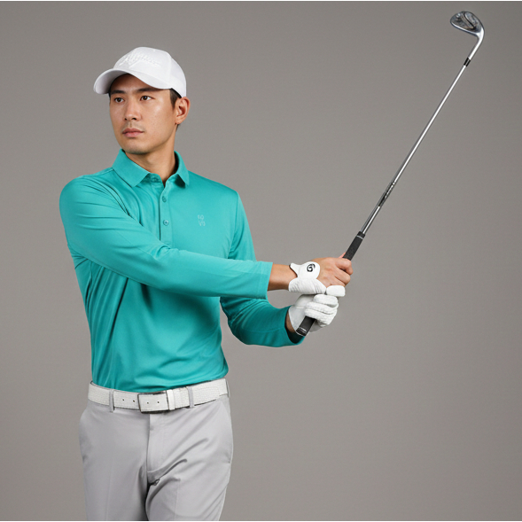 HIJAU VSEASON GREEN Golf Shirt เสื้อยืดคอปกโปโล Padel Dryfit Tennis Jersey - สําหรับผู้ชาย