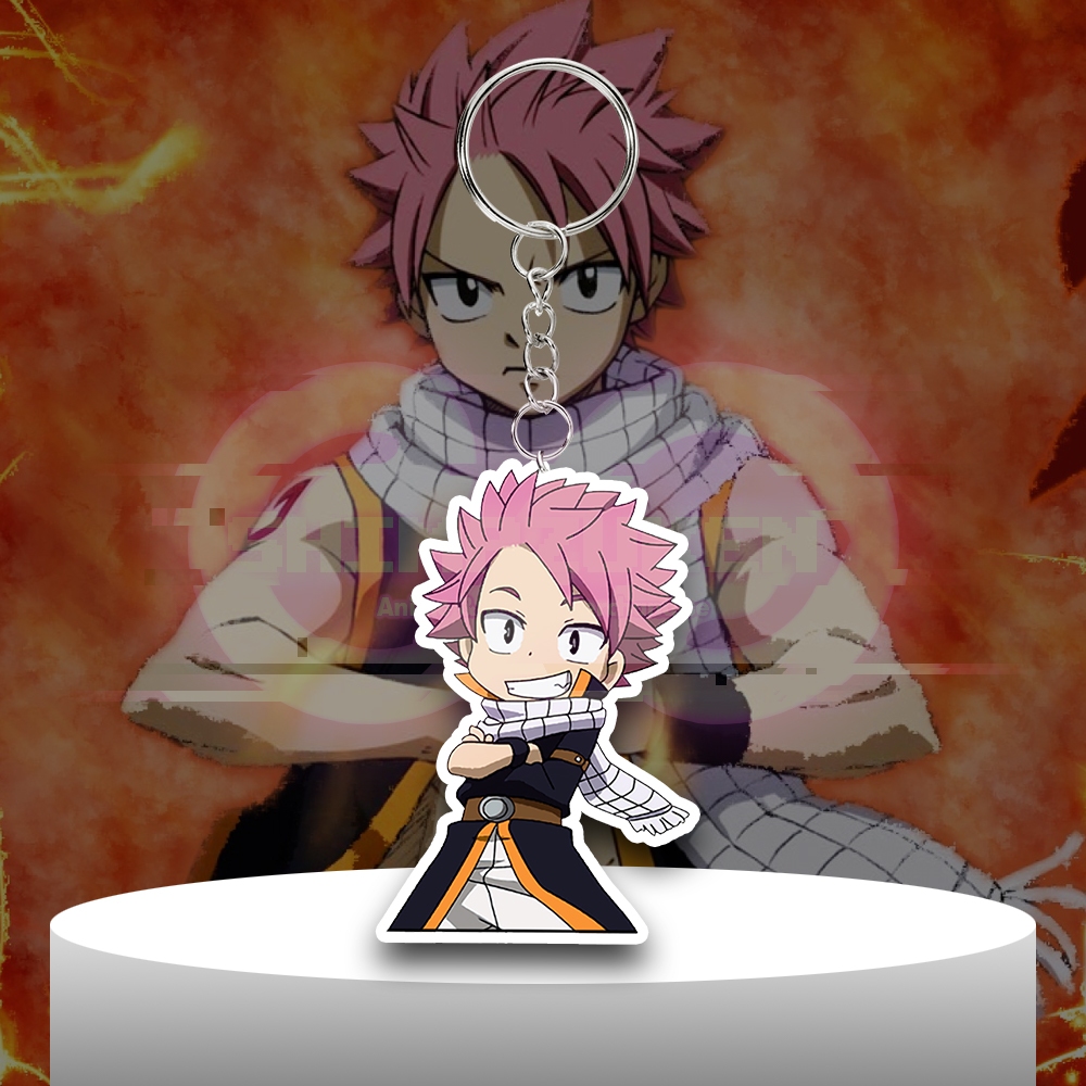 พวงกุญแจอนิเมะ GANTUNGAN Fairy Tail - Natsu Dragneel - พวงกุญแจอะคริลิค