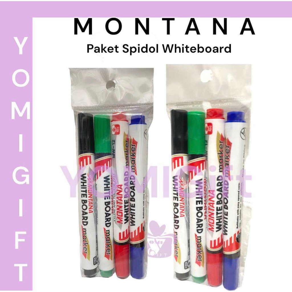 (ชุดสี) MONTANA WHITEBOARD MARKER/ MONTANA WHITEBOARD Marker