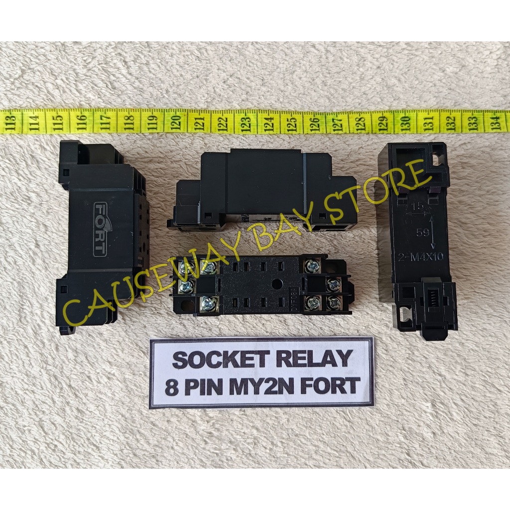 SOCKET RELAY 8 PIN PYF-08A FORT