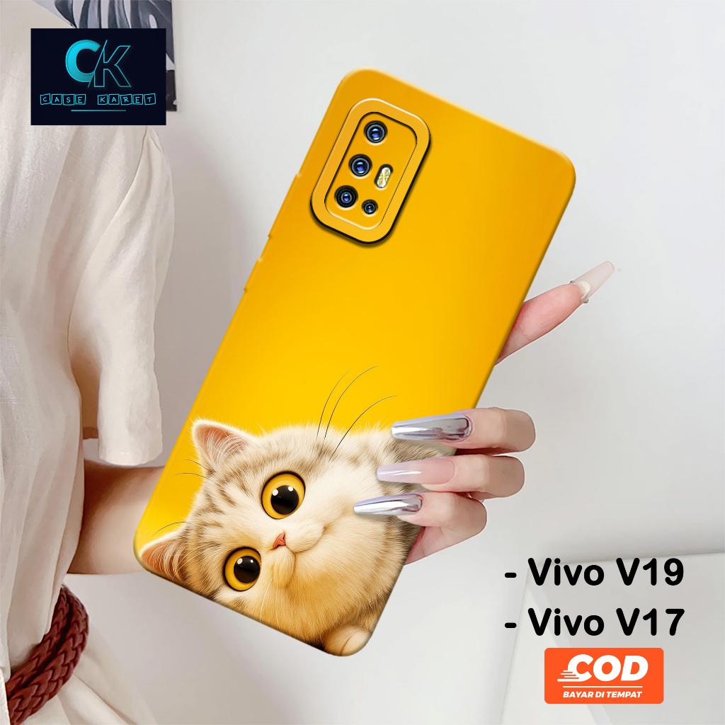 เคส HP ล่าสุด Vivo V19 / V17 - เคสแมวแฟชั่น - เคสยาง - เคส Vivo V19 / V17 ล่าสุด - เคส Vivo V19 / V1