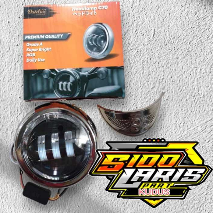 Honda c70 c50 c90 แพ็คเกจไฟหน้า ไฟเลี้ยวหน้าและหลัง ชุด Stoplamp c70