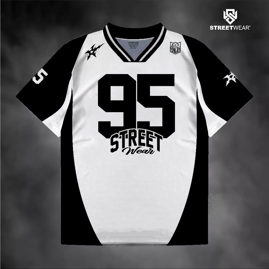 ORIGINAL STREETWEAR WHITE95 JERSEY DRYFIT JERSEY VINTAGE JERSEY