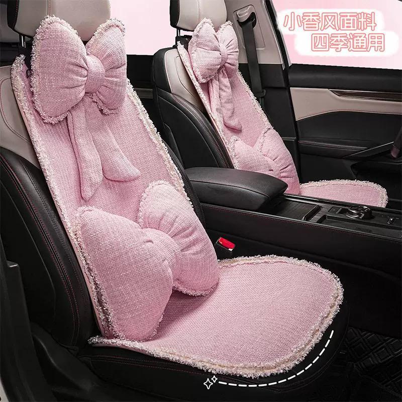 หมอนรองศีรษะคอเบาะรถยนต์ RIBBON หมอนในรถยนต์ Ribbon Soft Velboa Head Pillow