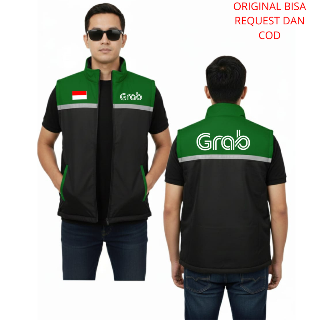 ราคา!! เสื้อแกร็บ โอซอล | ล่าสุด Original Grab Jacket, Grab Flag Outdoor Ojol Vest / เสื้อกั๊กมอเตอร์ไซค์ Grb Ojol ใหม่ล่าสุด