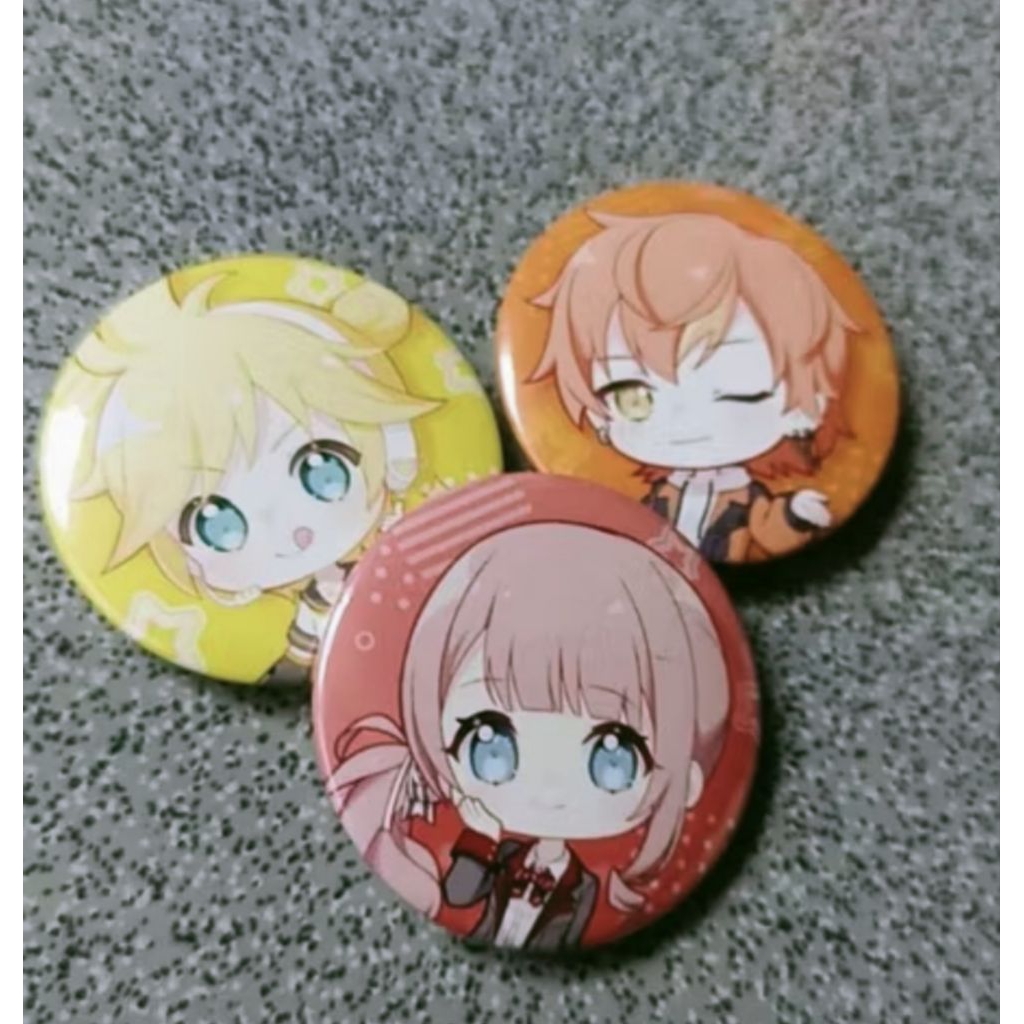 Sekai Chibi 4.5cm Project Pin – VOCALOID Anime Pin Variations สามารถเลือกได้