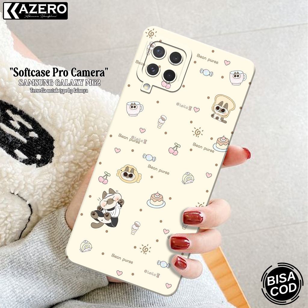 Samsung Galaxy M62 เคสแฟชั่นการ์ตูน Softcase Samsung Galaxy M62 ซิลิโคน Pro เคสกล้อง Samsung Galaxy 