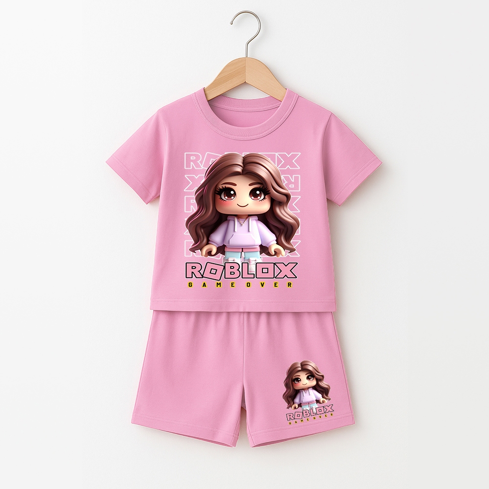 Roblux ชุดสูทแขนสั้นเด็กผู้หญิง Jumbo G-2105