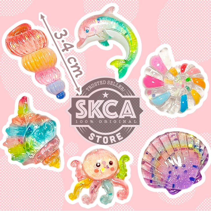 DBY Manik Mote ดินเรซินไม่มีรูใส Bening Biota Laut