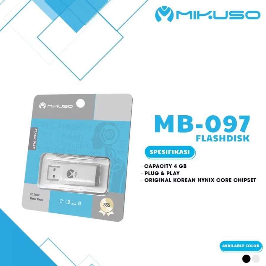 MIKUSO FLASHDISK MB-097 4GB / MB-097 8GB / MB-098 16GB / MB-099 32GB Flash Disk กันกระแทกและกันตก