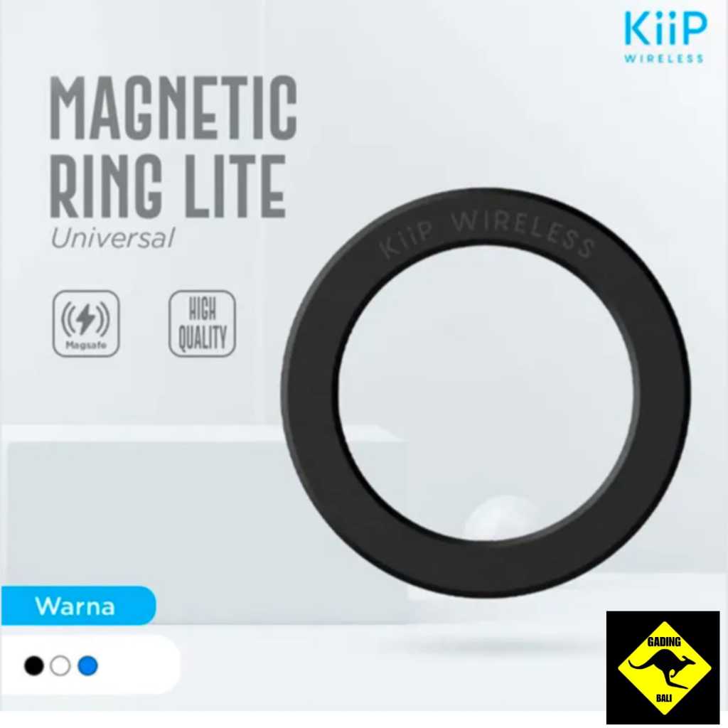 แผ่นวงแหวนแม่เหล็ก KiiP Magsafe Lite