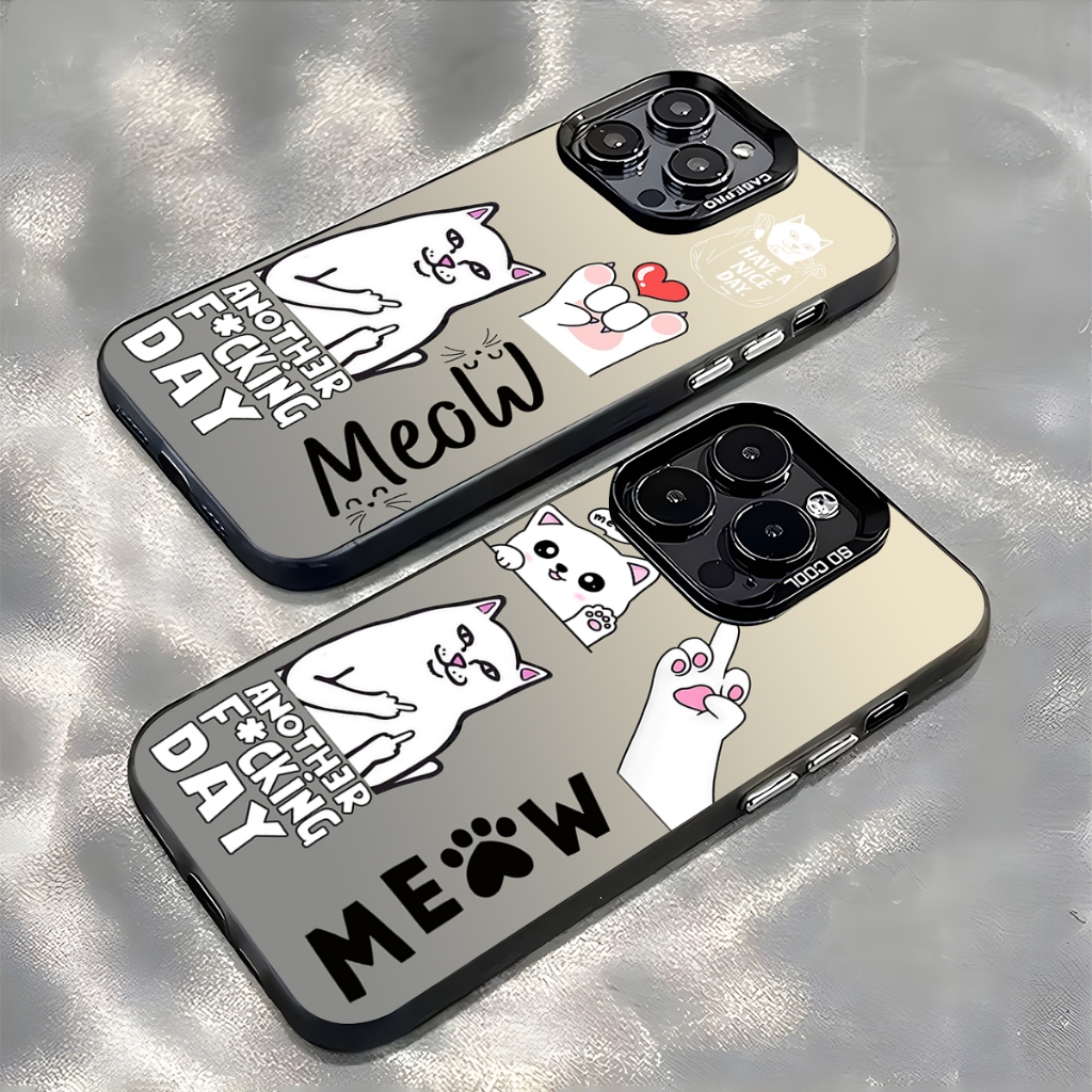 IMD HOLOGRAM CASE REALME 14 14T 13 12 11 10 8i 8 7 FUSION CASE CUTE PAINT MOTIF RESISTANT BACK SURFA