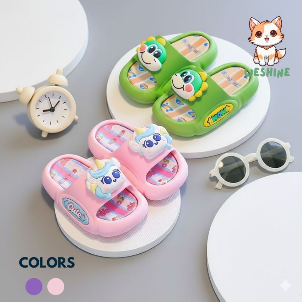รองเท้าแตะเด็ก Weshine UNI AND DINO รองเท้าแตะยางคุณภาพ อายุ 1-7 ปี