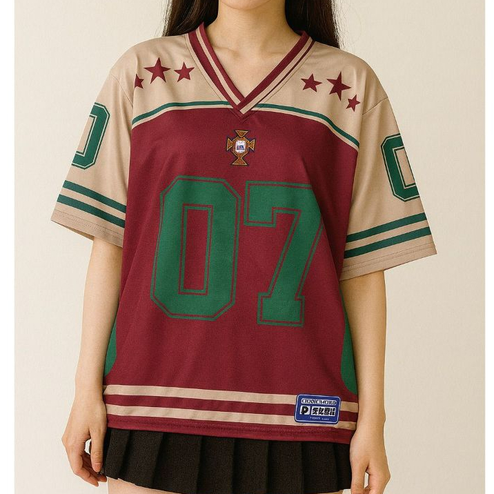 PORTUGAL 07 Oversize Retro Boxy Shirt Jersey