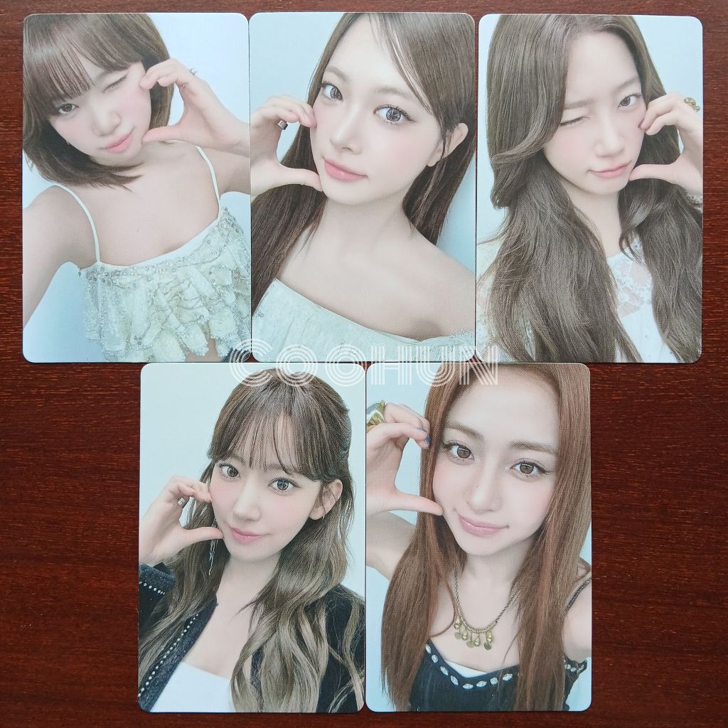 Le Sserafim Official Photocard Hot Taipei Fansign Chawon Eunchae Kazuha Sakura Yunjin