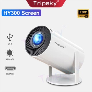 Tripsky proyektor HY300mini 720P 5000 Lumens HD 180ANSI proyektor mini
