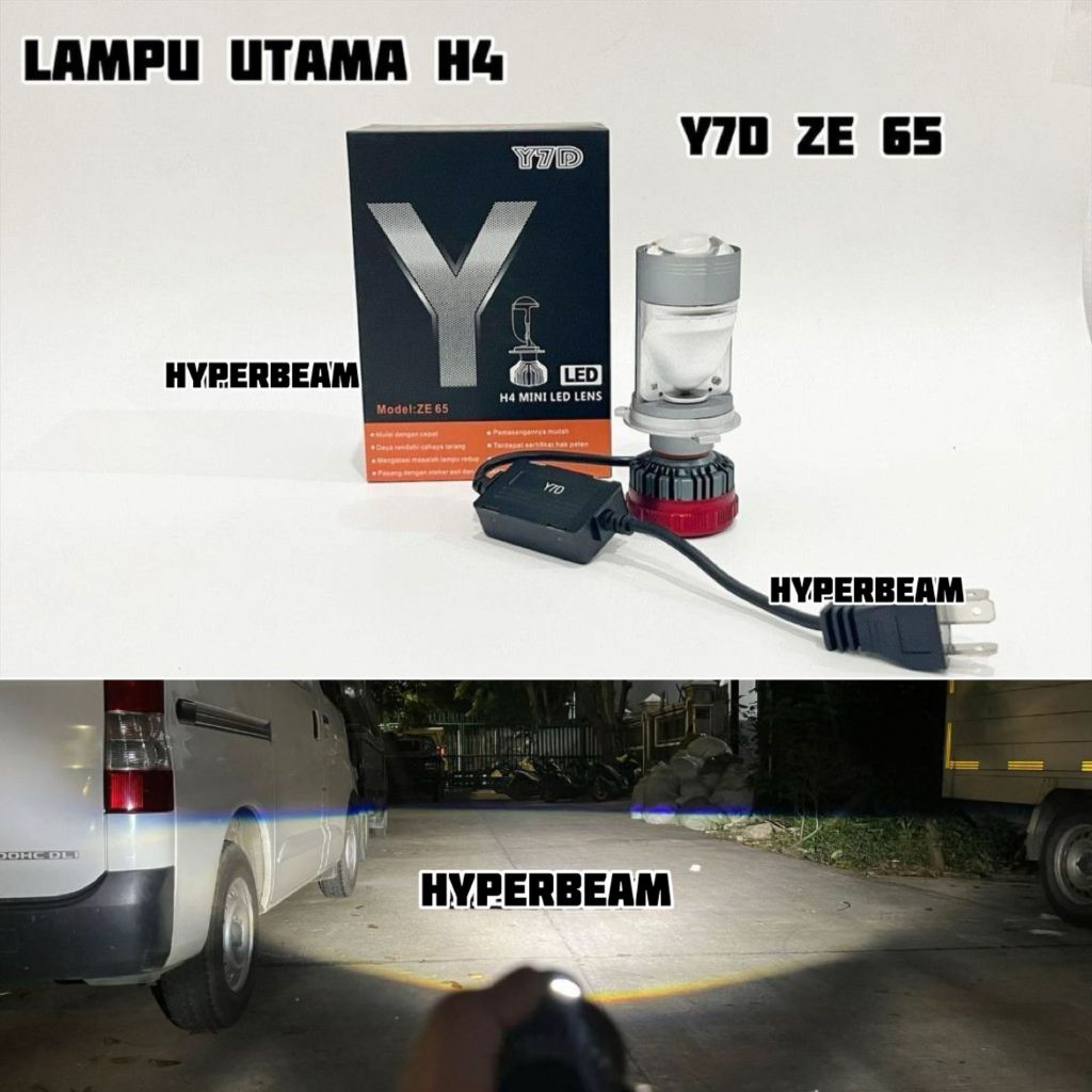 Y7D ZE 65 - H4 ไฟหน้า Led