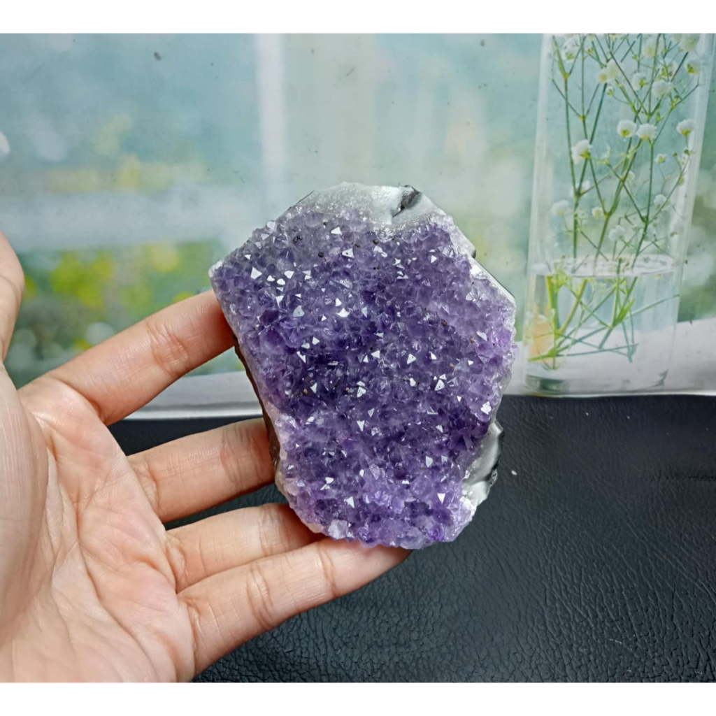 Druzy Geode Natural Brazil Amethyst Quartz Stone (3)