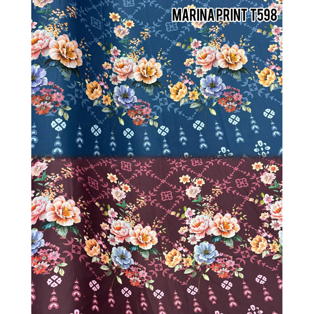 Marina Print T598 & T599 (ราคาต่อ 50cm)