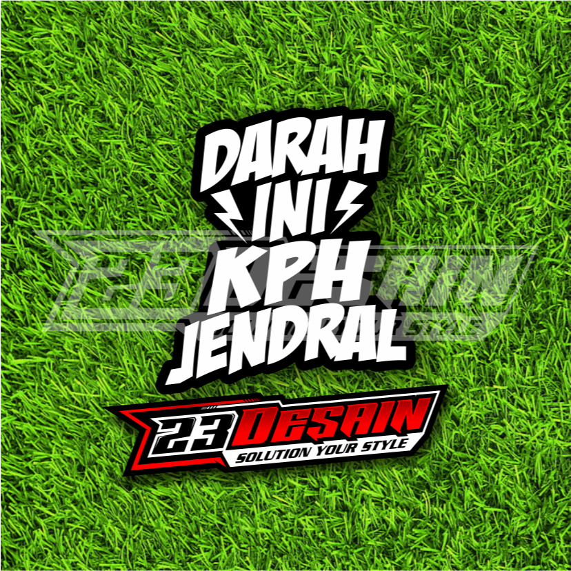 สติ๊กเกอร์ THIS BLOOD KPH GENERAL KPH BRAND STICKER