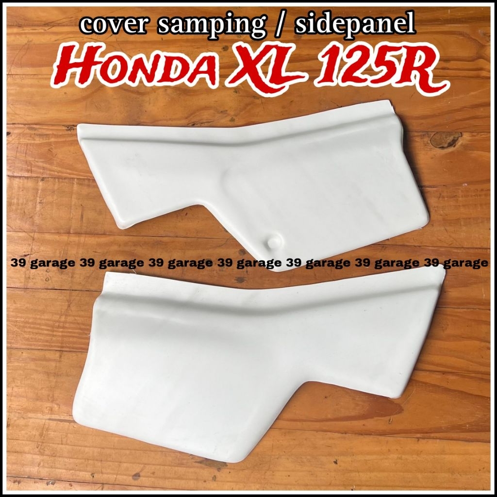 ฝาครอบด้านข้าง PVC หนา รุ่น Honda XL125R/XL200R Trail Classic/Trail เก่า แผงข้างเรียบร้อย