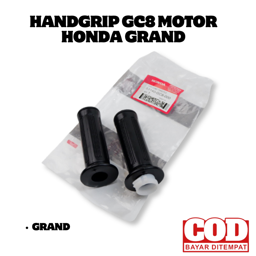ปลอกแฮนด์เดิม GC8 Honda Grand Motorcycle / Handle Grip Motor -5140-GC8-000 พรีเมียมดั้งเดิม