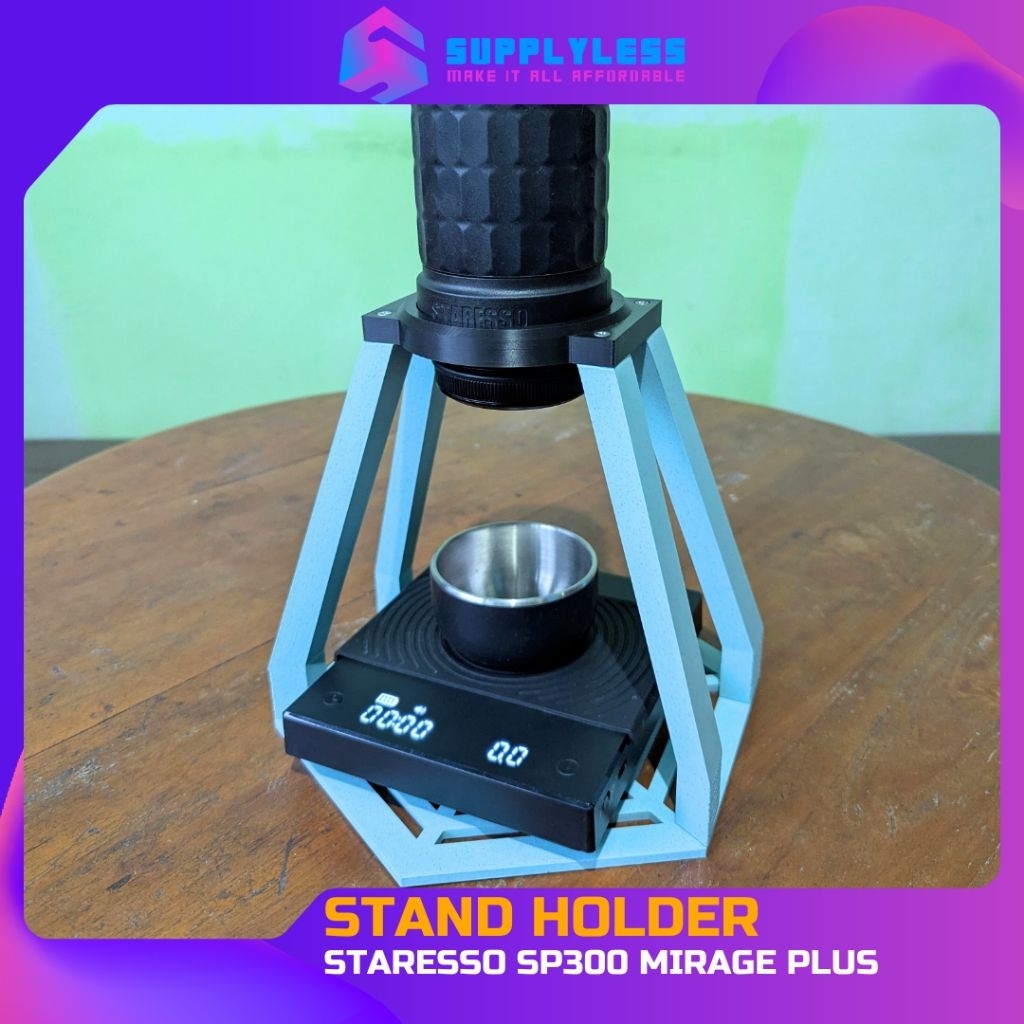 ขาตั้งสําหรับเครื่องชงกาแฟเอสเปรสโซ Staresso SP 300 Mirage Plus