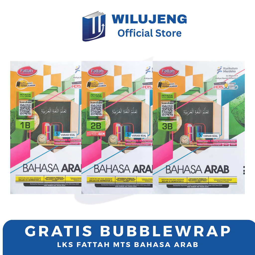 LKS Fatah ภาษาอาหรับ Class 7 8 9 Odd & Even Semester SMP MTS Putra Nugraha