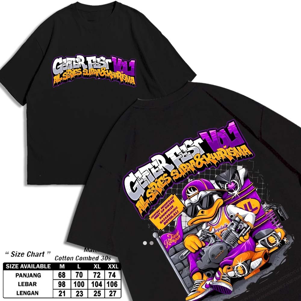 Supra Boyolali GETTERFEST เสื้อยืด Unisex - เสื้อยืดผู้ชายและผู้หญิง - เสื้อ Supra