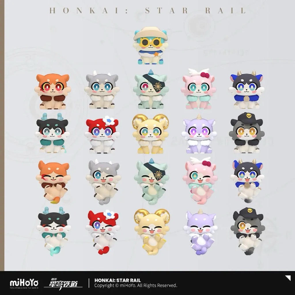 [SELECTED] Honkai : Star Rail HSR Chimera Mini Figure Awoo Series Blind Bag Cisher Hyacine Danheng