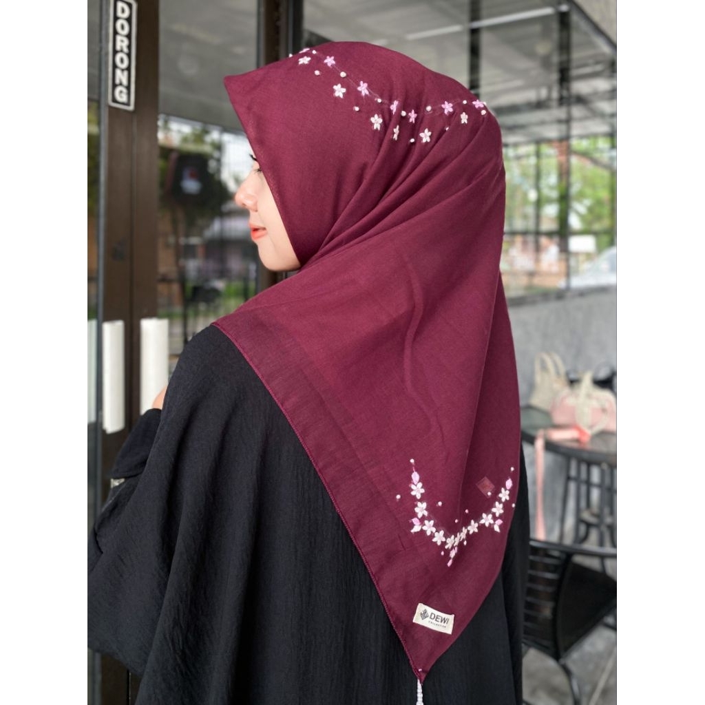 PRINCESS HIJAB/HAND MADE EMBROIDERED HIJAB/VIRAL HIJAB 2026/กล่องที่สวยงาม