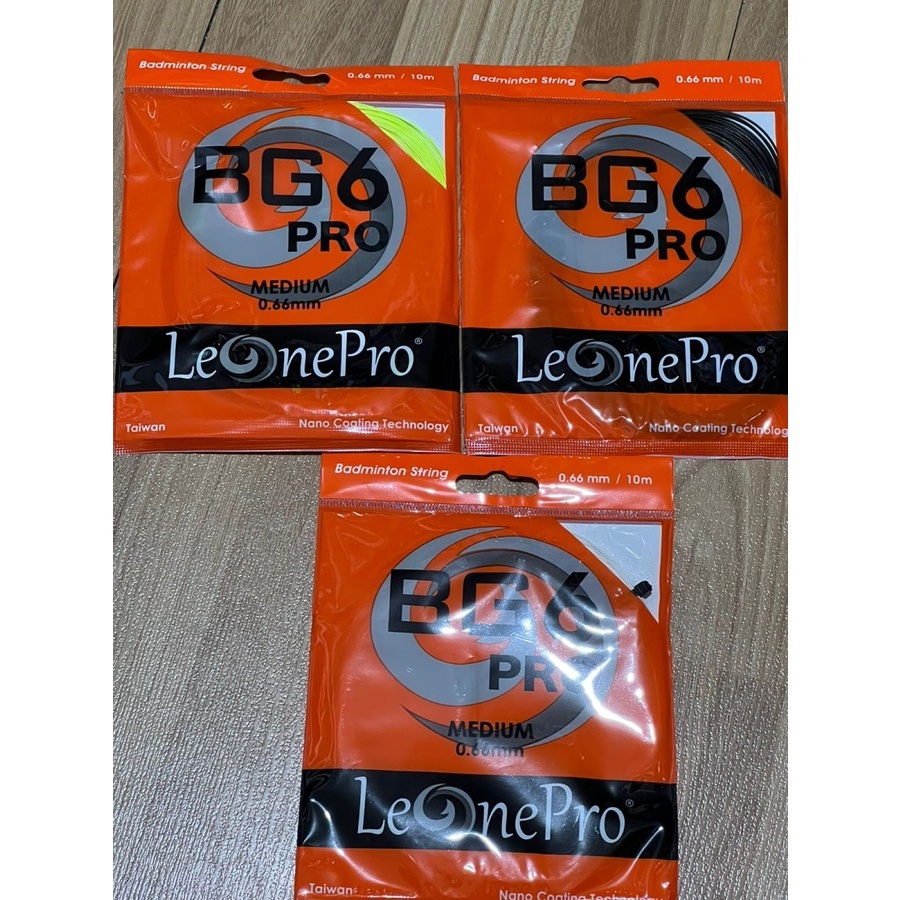 LEONE PRO BG6 เสียงแบดมินตัน - LEONEPRO BG 6 PRO ORIGINAL 100% MANY COLORS