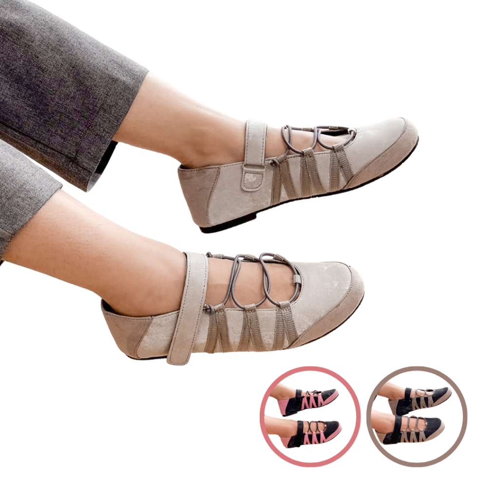 Fichy - Zuzu Grey Flatshoes Sport