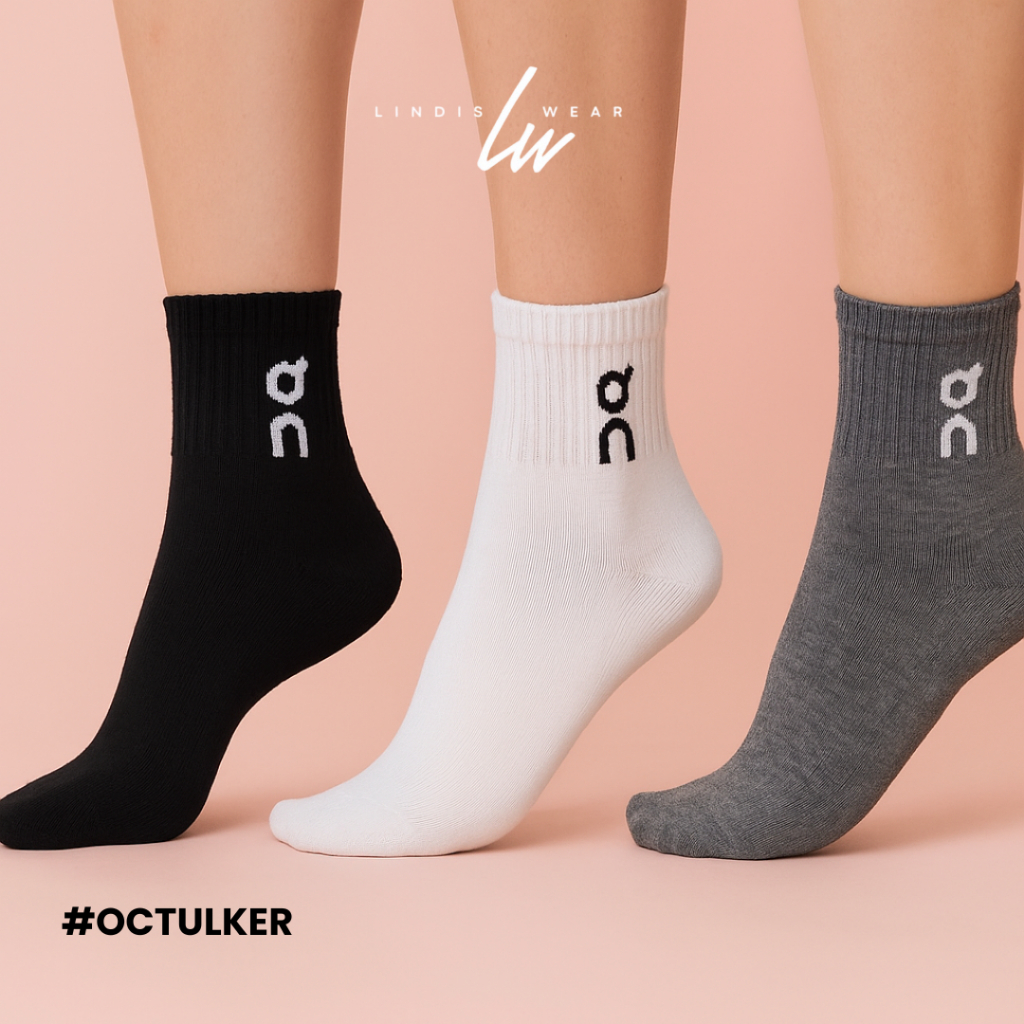 (3PSG) UK35-45 OC/ON CLOUD UNISEX SOCKS UNISEX SPORT SOCKS CAN BE WORN EVERYDAY ใช้