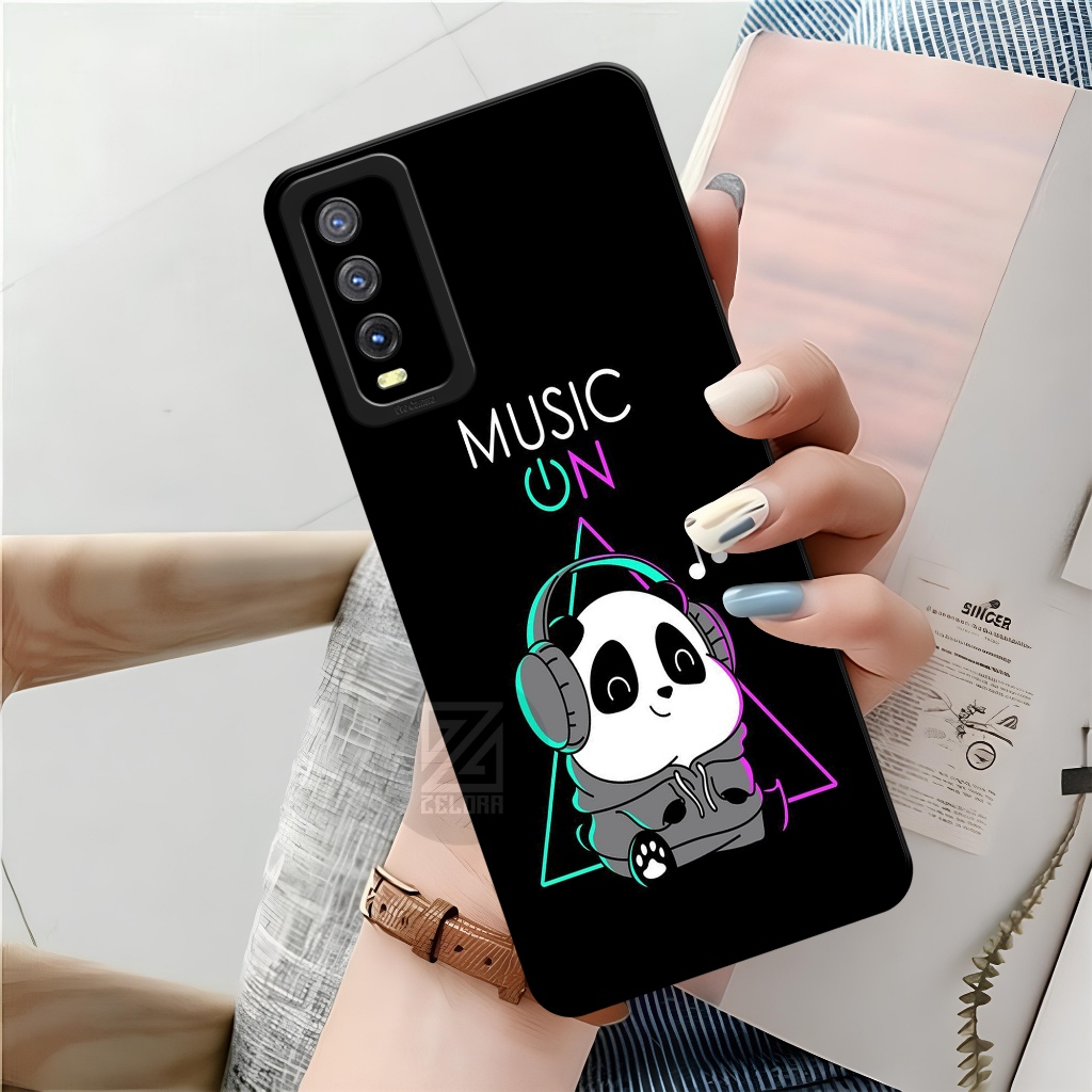 เคส VIVO Y20 / Y12S / Y20S Softcase - เคส Panda Motif - เคส VIVO Y20 / Y12S / Y20S - เคส Pro Camera 