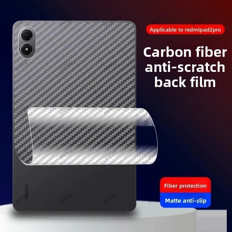 Garskin คาร์บอนด้านหลัง Xiaomi Poco Pad M1/Poco Pad X1/Poco Pad/Redmi Pad 2 Pro/Redmi Pad Pro/Redmi 