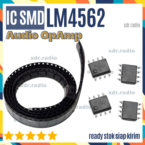 IC SMD Lm4562 L4562 Sop-8 Lm4562Ma 4562MA SMD LM4562MA LM4562 LM4562MAX เดิม