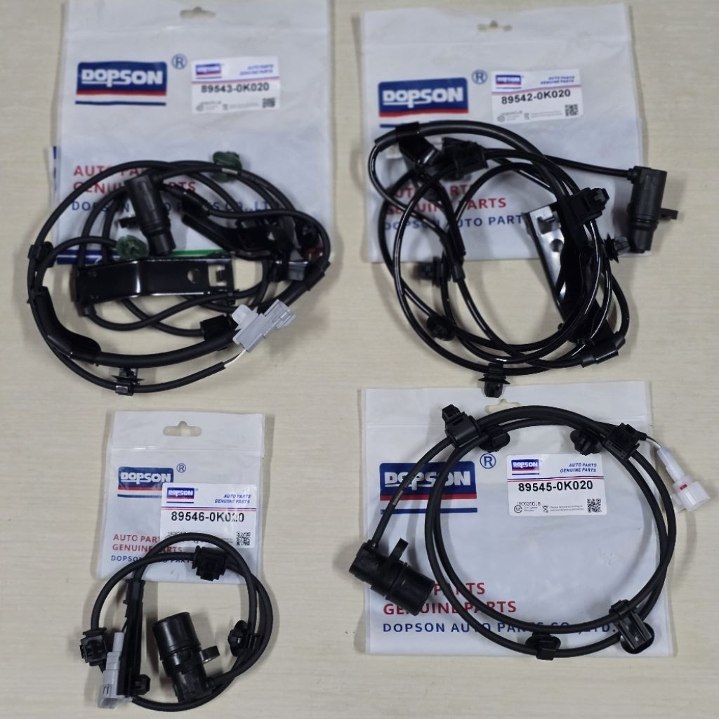 89542-0K020 89543-0K020 89545-0K020 89546-0K020 เซ็นเซอร์ ABS ด้านหน้าด้านหลังขวา FORTUNER 2005-2008