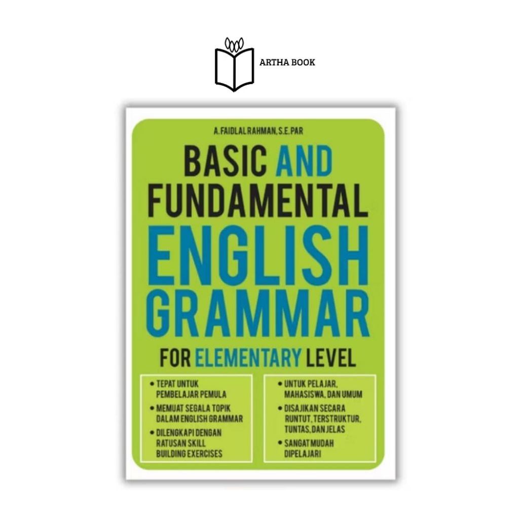 หนังสือ EDUCATIONAL/หนังสือนิทาน/BASIC และ FUNDAMENTAL ENGLISH GRAMMAR สําหรับยานยนต์
