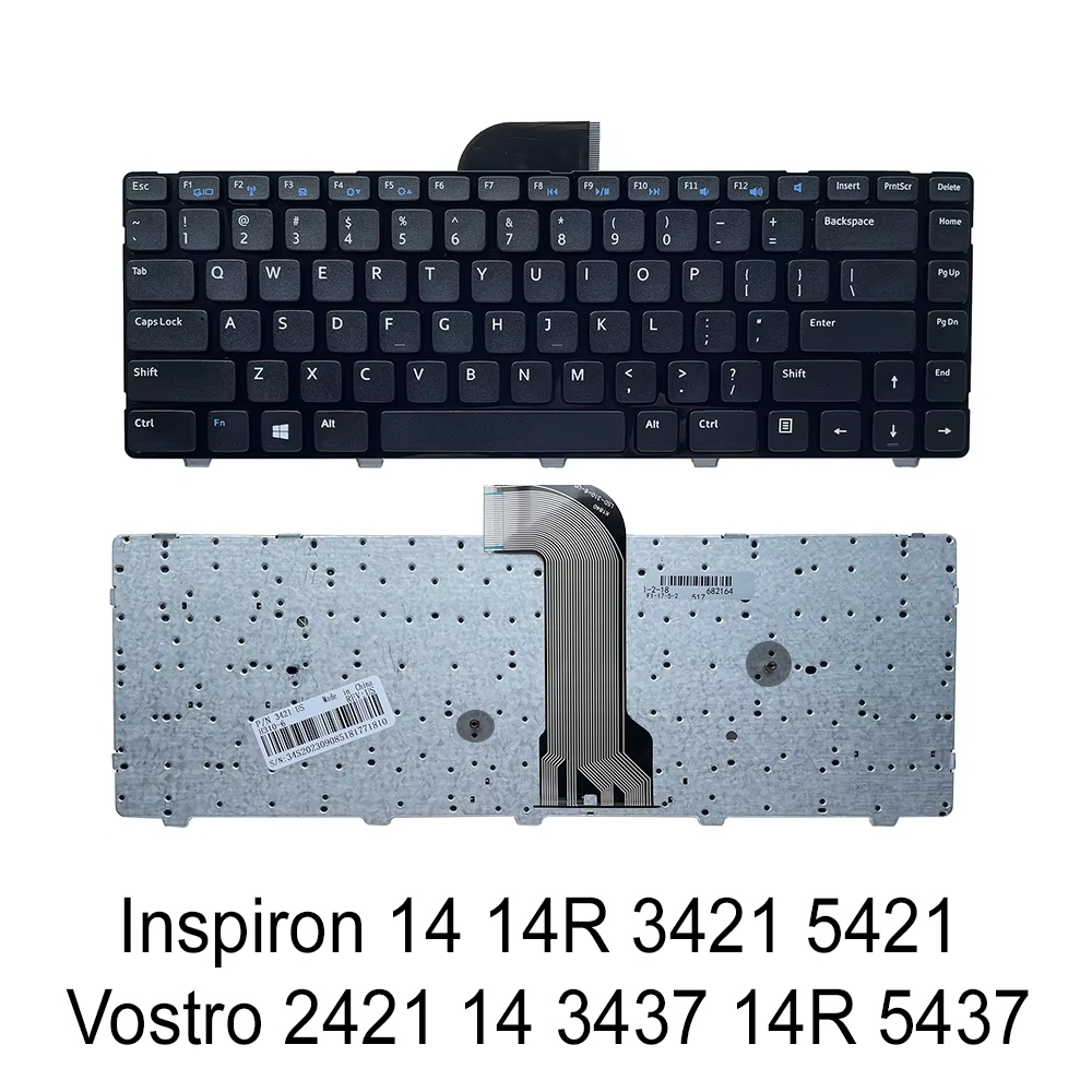 DELL Inspiron 14-3421 14R-3421 14-5421 14R-5421 แป้นพิมพ์แล็ปท็อป