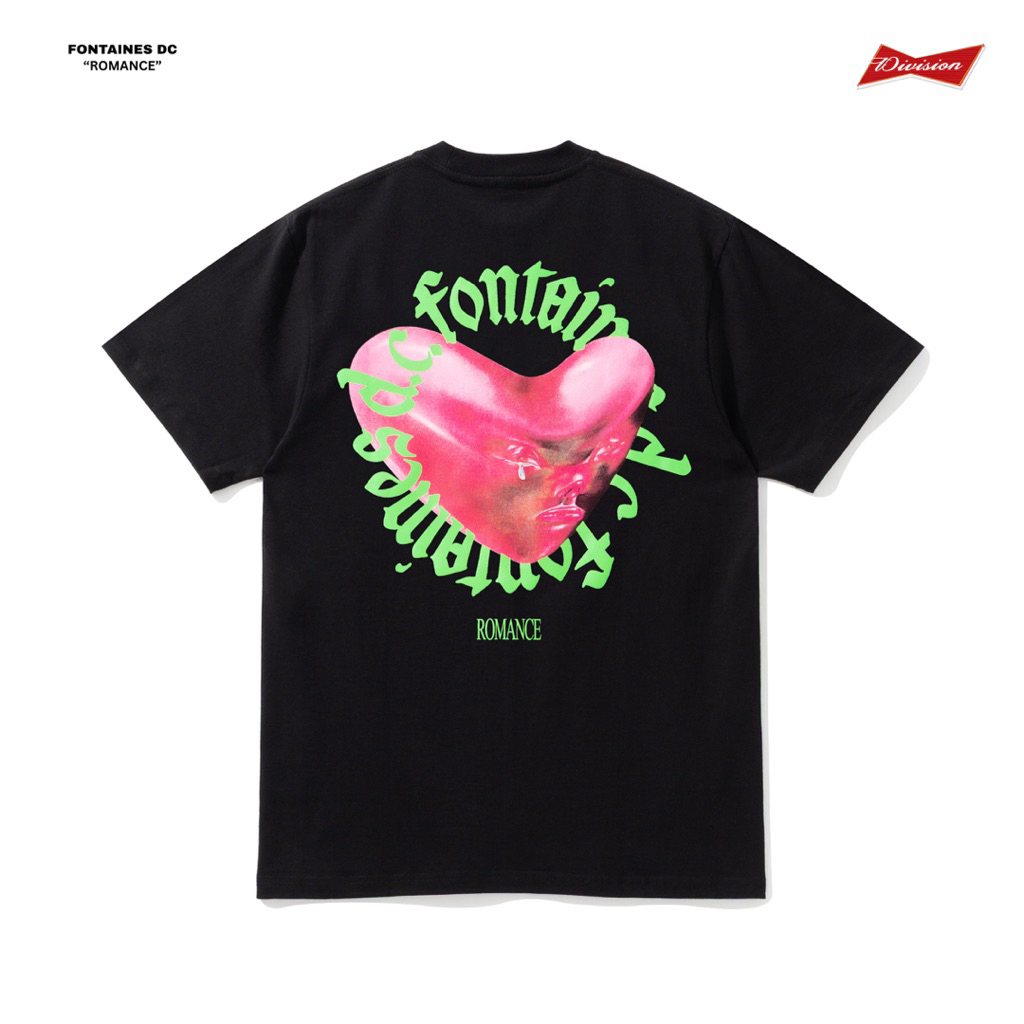 เสื้อยืด Fontaines Dc - Romance - สีดํา | เสื้อวง