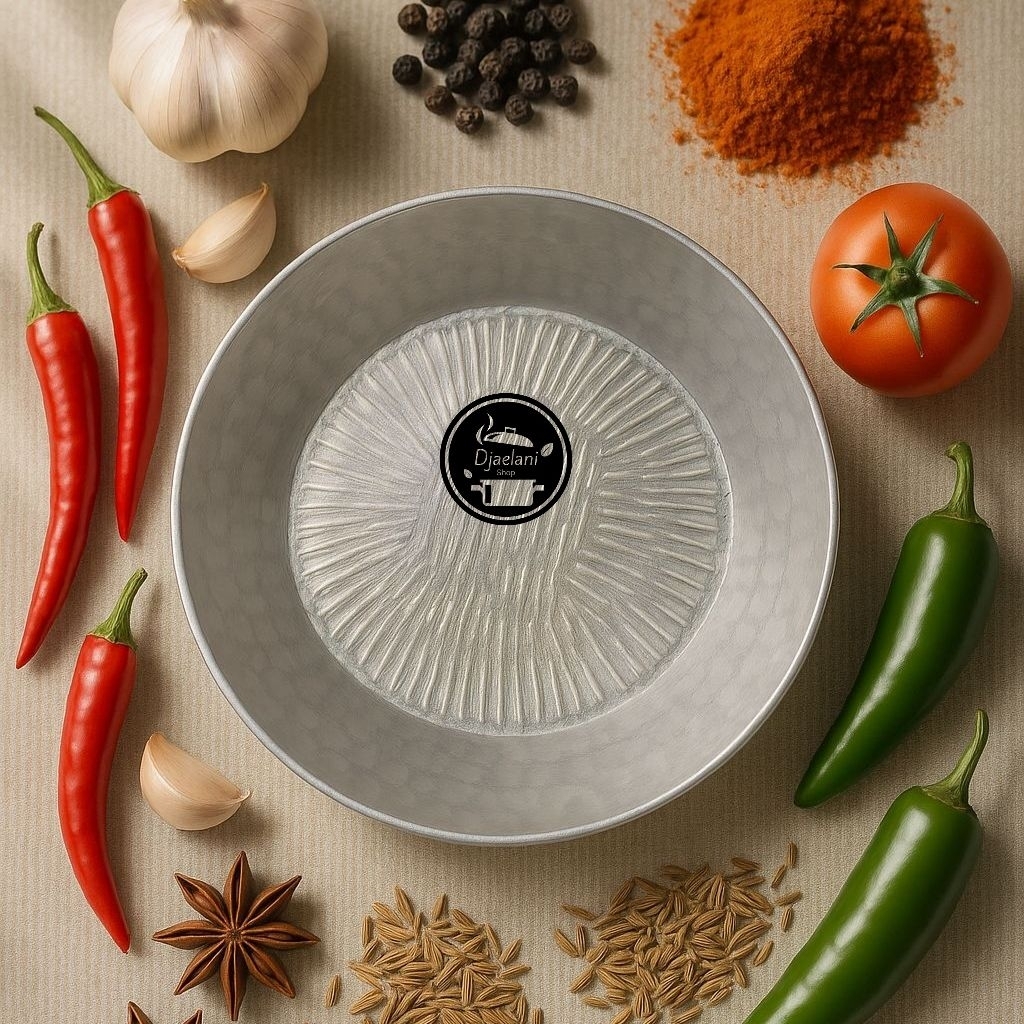 DJ Premium Garut Aluminium Mortar and Pestle 15/16 Cm ไม่มีสาก