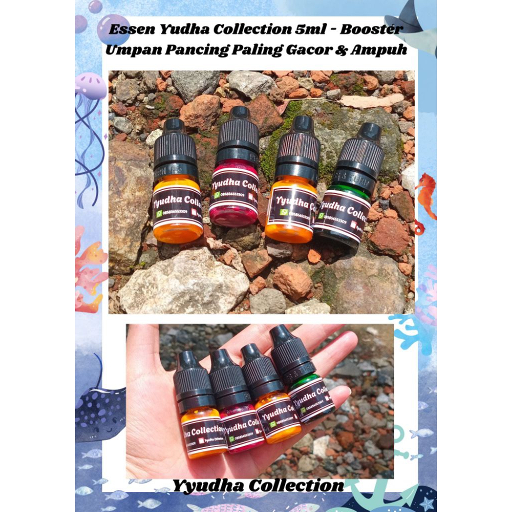 Yudha Collection Essence 5ml/Waderan Essence/Most Gacor และเหยื่อตกปลาที่มีประสิทธิภาพ