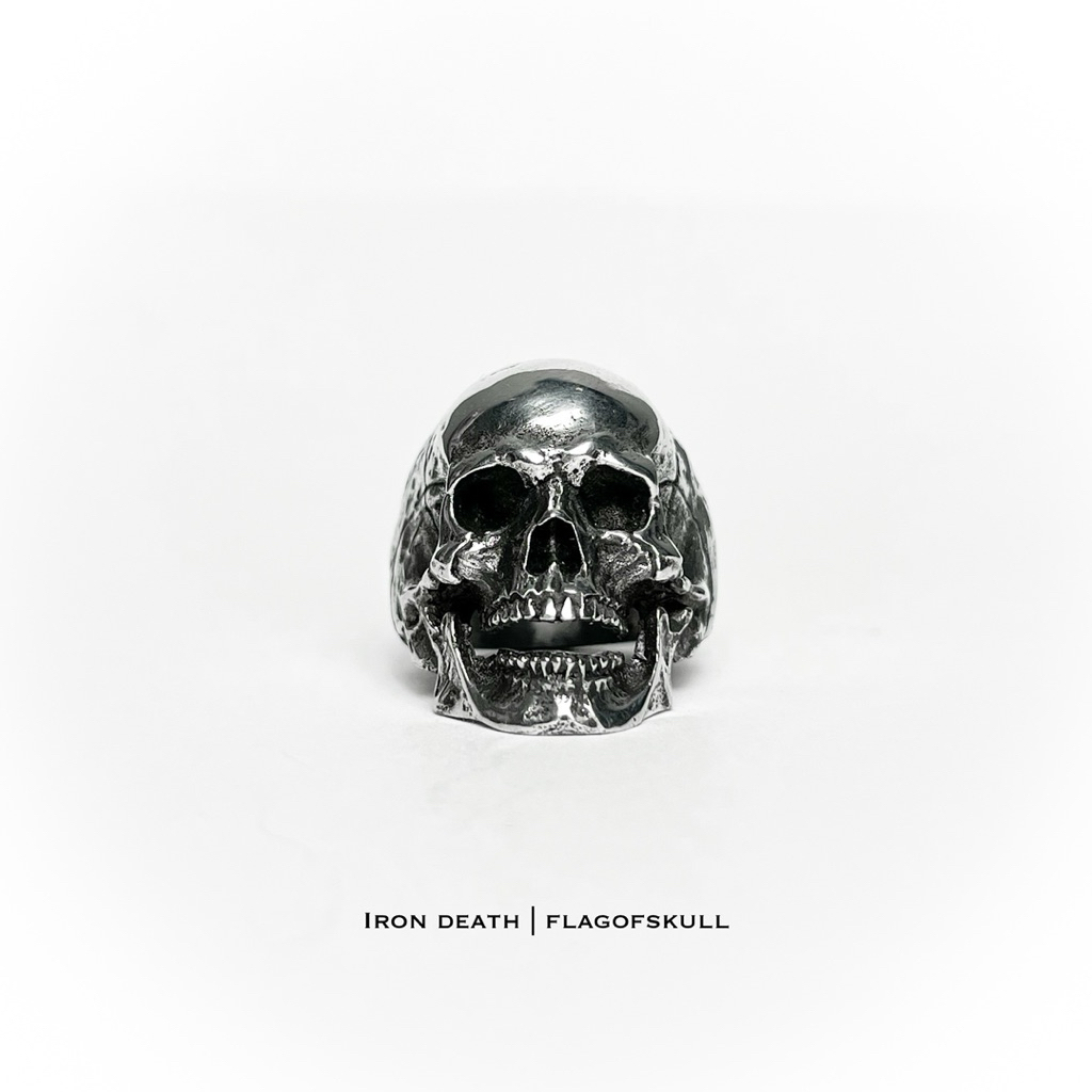 แหวนกะโหลกเหล็กเดธ | Flagofskull Official