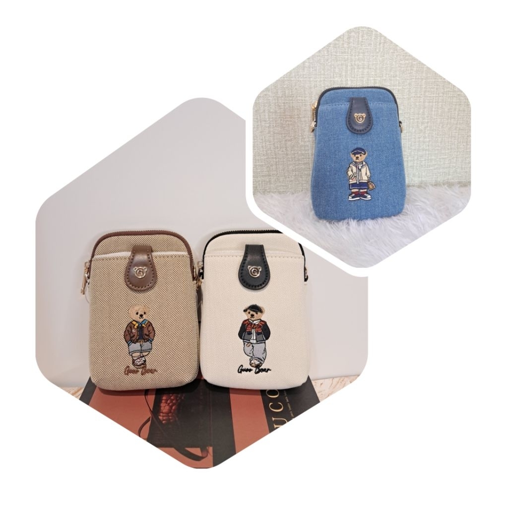 TTWN Bear GUOBEAR ORIGINAL - GO2028 - GO2067- Phonebag - TTWNBEAR - womens phonebag - WOMENS SLING B