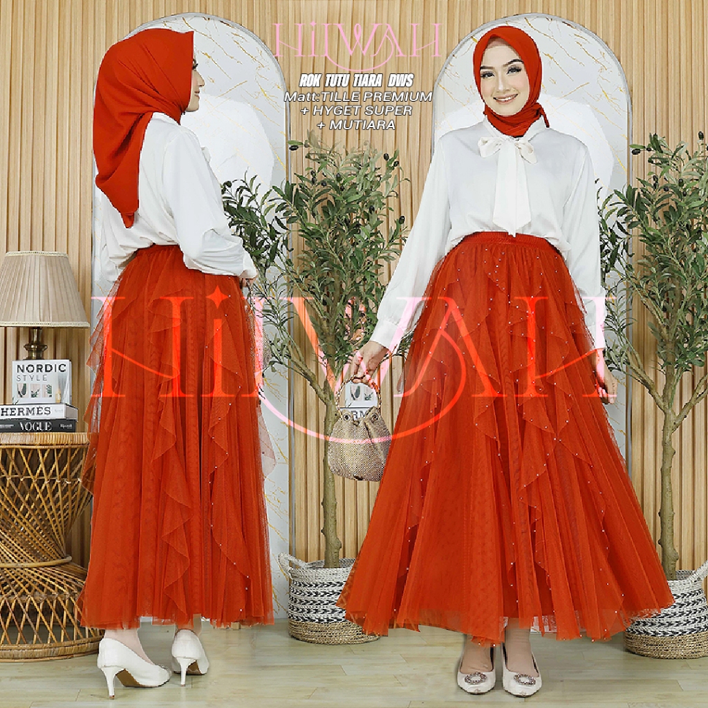 TIARA -- PEARL WAVE TUTU SKIRT -- ผู้ใหญ่ TUTU SKIRT -- PREMIUM TILLE TUTU -- CURRENT TUTU SKIRT